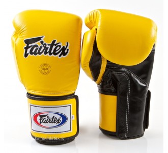 Перчатки боксерские Fairtex (BGV-5 Yellow/black)